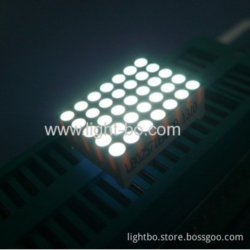 Ultra Bright White 0.7 Inch 5 X 7 Dot Matrix Led Display For Message Boards /moving Signs 